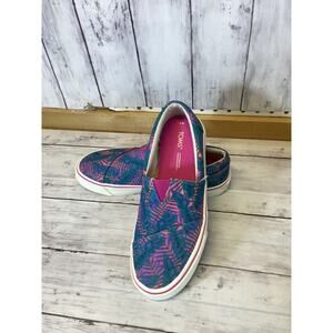 TOMS Alpargata Fenix Women’s Slip-On Shoes US 8 Tropical Multi-Color